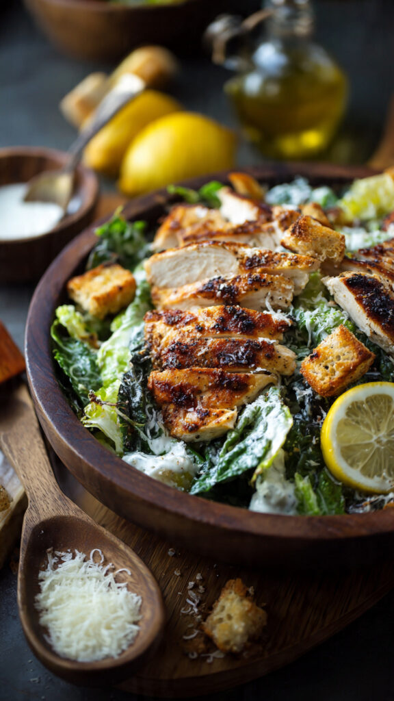 Classic Grilled Chicken Caesar Salad