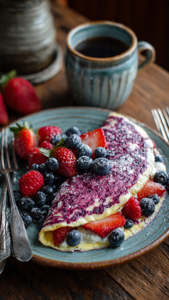 High-Protein Berry Omelette