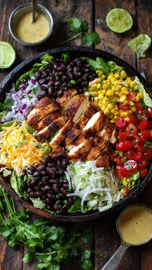 Southwest Chicken Salad with Black Beans