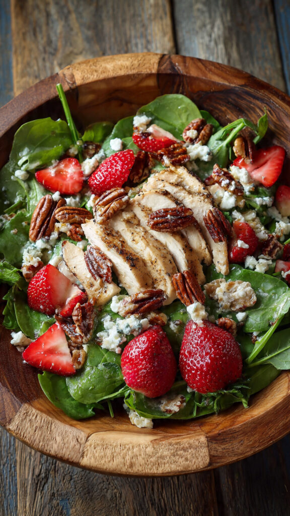 Strawberry & Pecan Chicken Salad