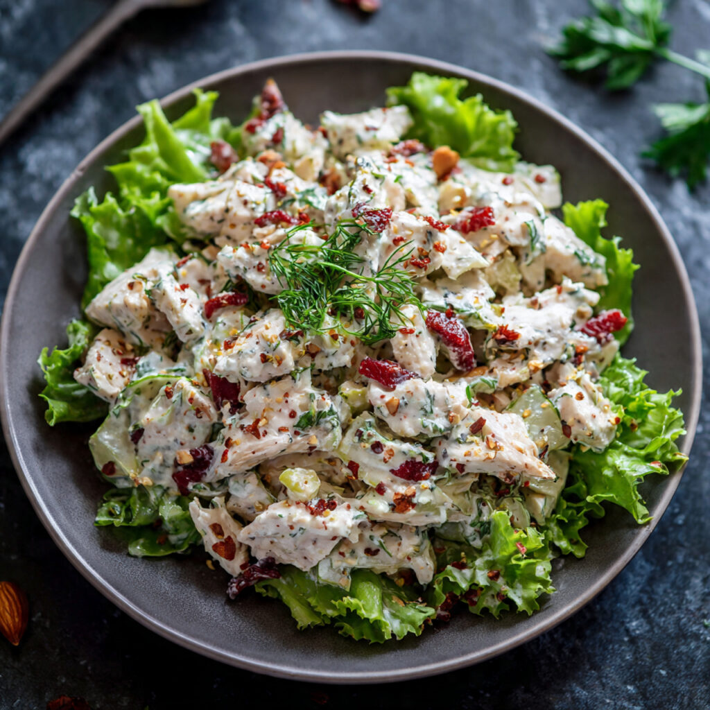 creamy greek yogurt chicken salad