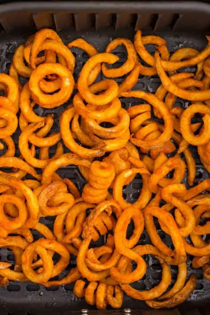 air fryer basket overcrowded fries