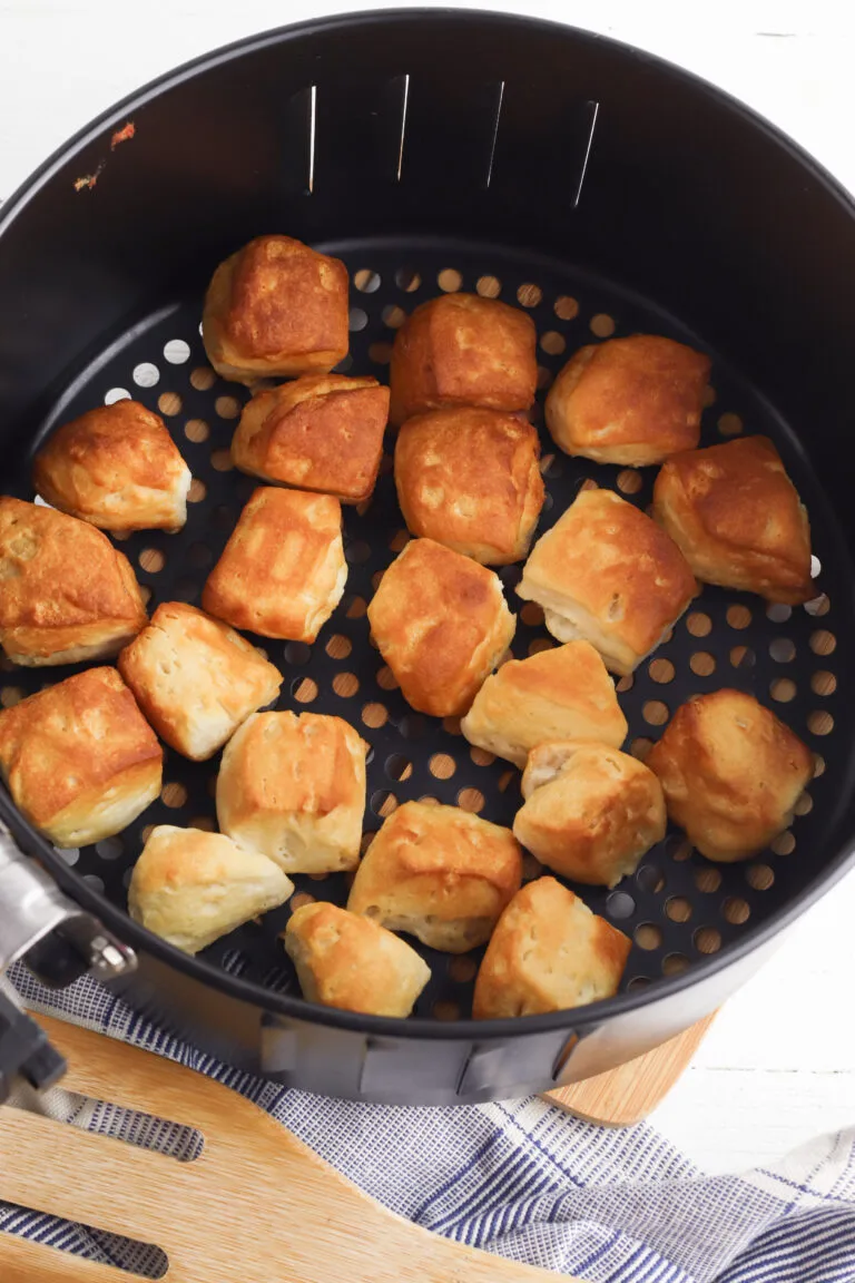 air fryer basket spacing