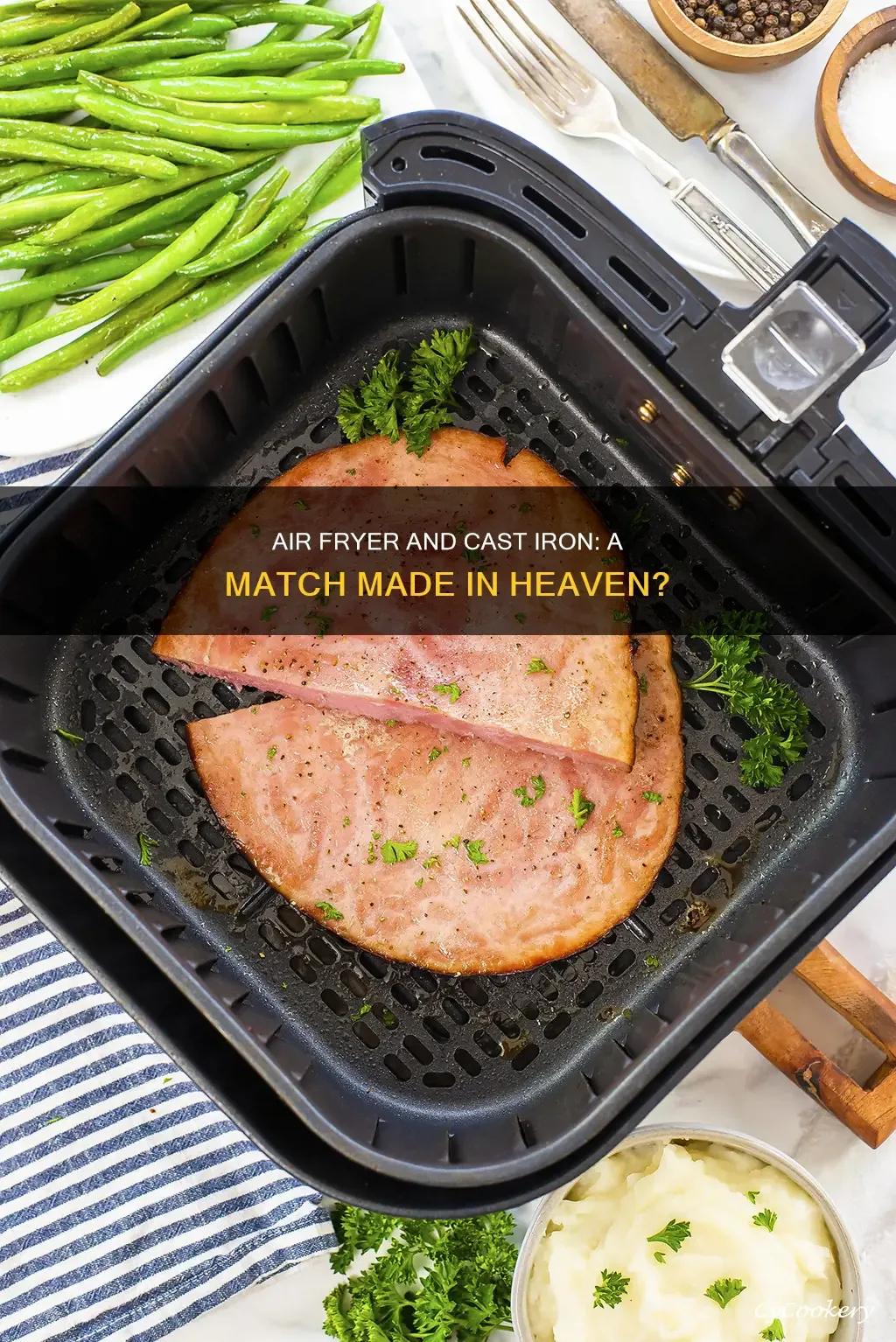 air fryer basket vs cast iron skillet