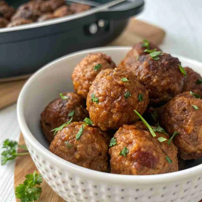 air fryer crispy vs saucy meatballs
