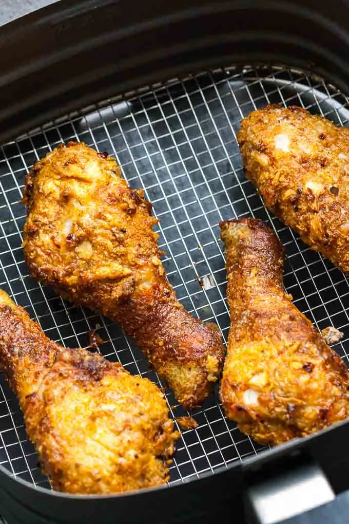 air fryer fried chicken reheating setup