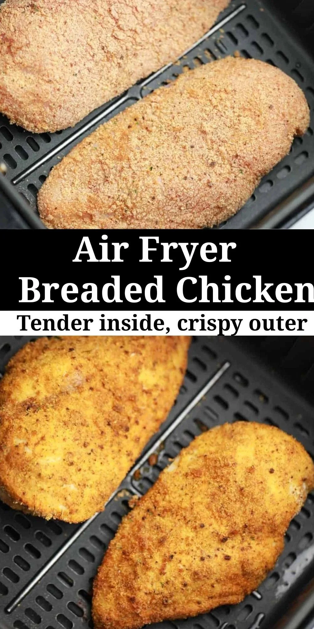 air fryer high velocity airflow breaded chicken