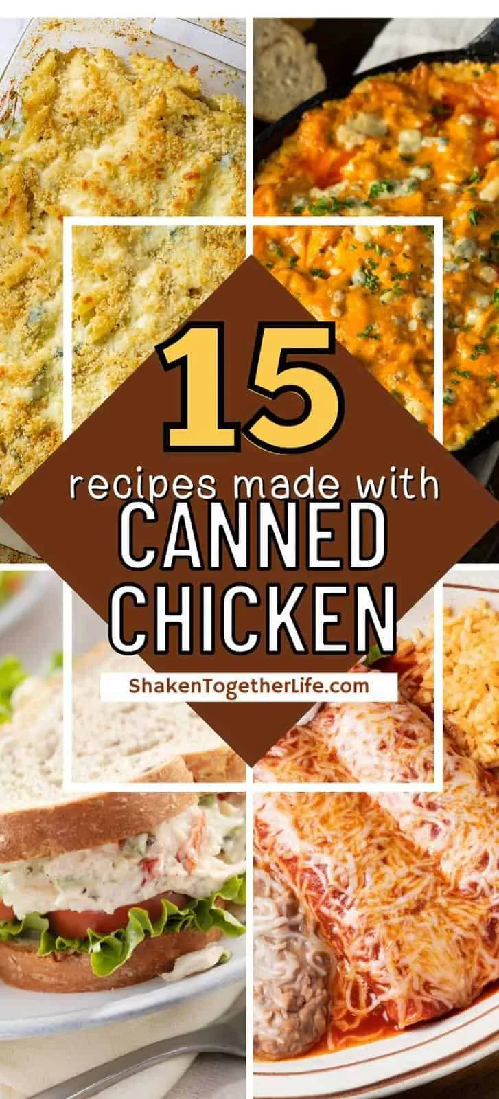 canned chicken flaking