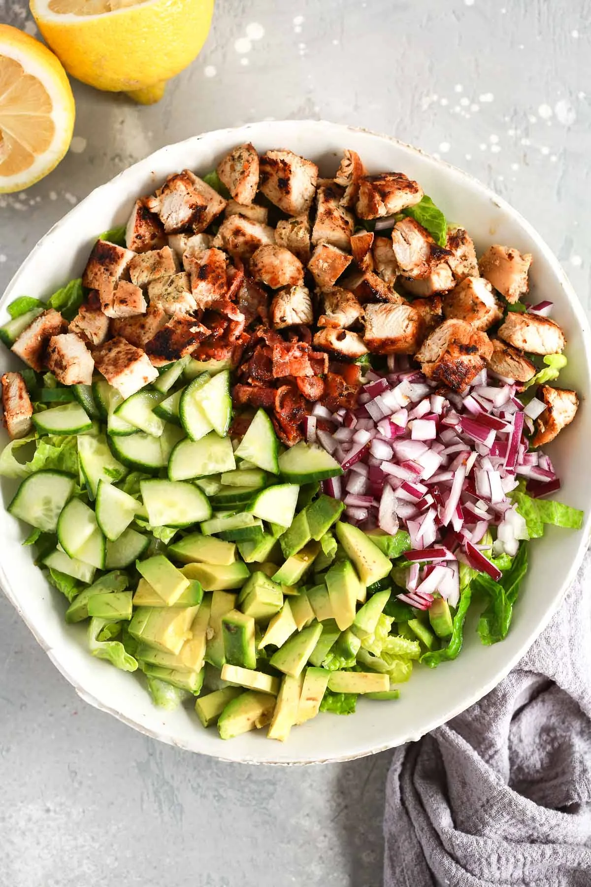 Chicken salad meal prep