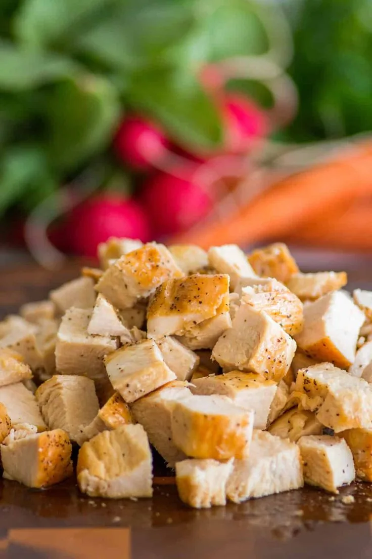 Cooked chicken breast