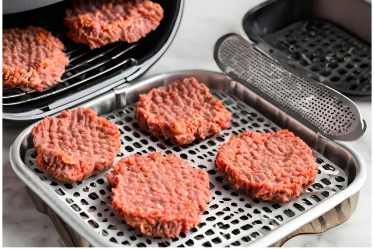 frozen hamburgers in air fryer