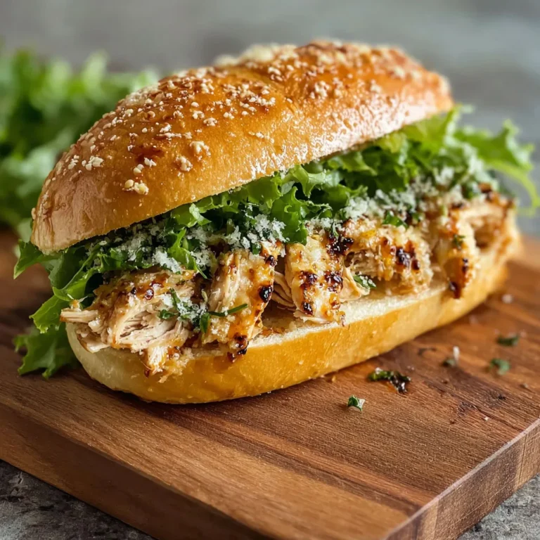 Garlic Parmesan Chicken Sandwich