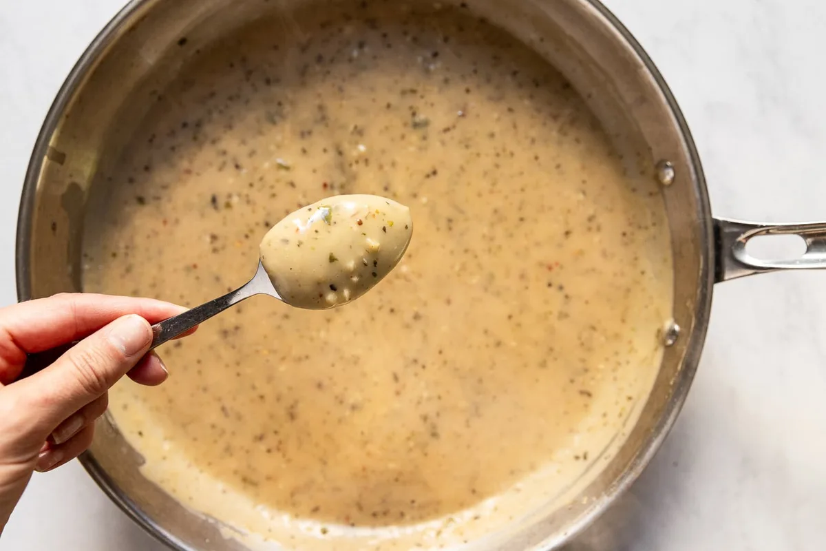 garlic parmesan sauce