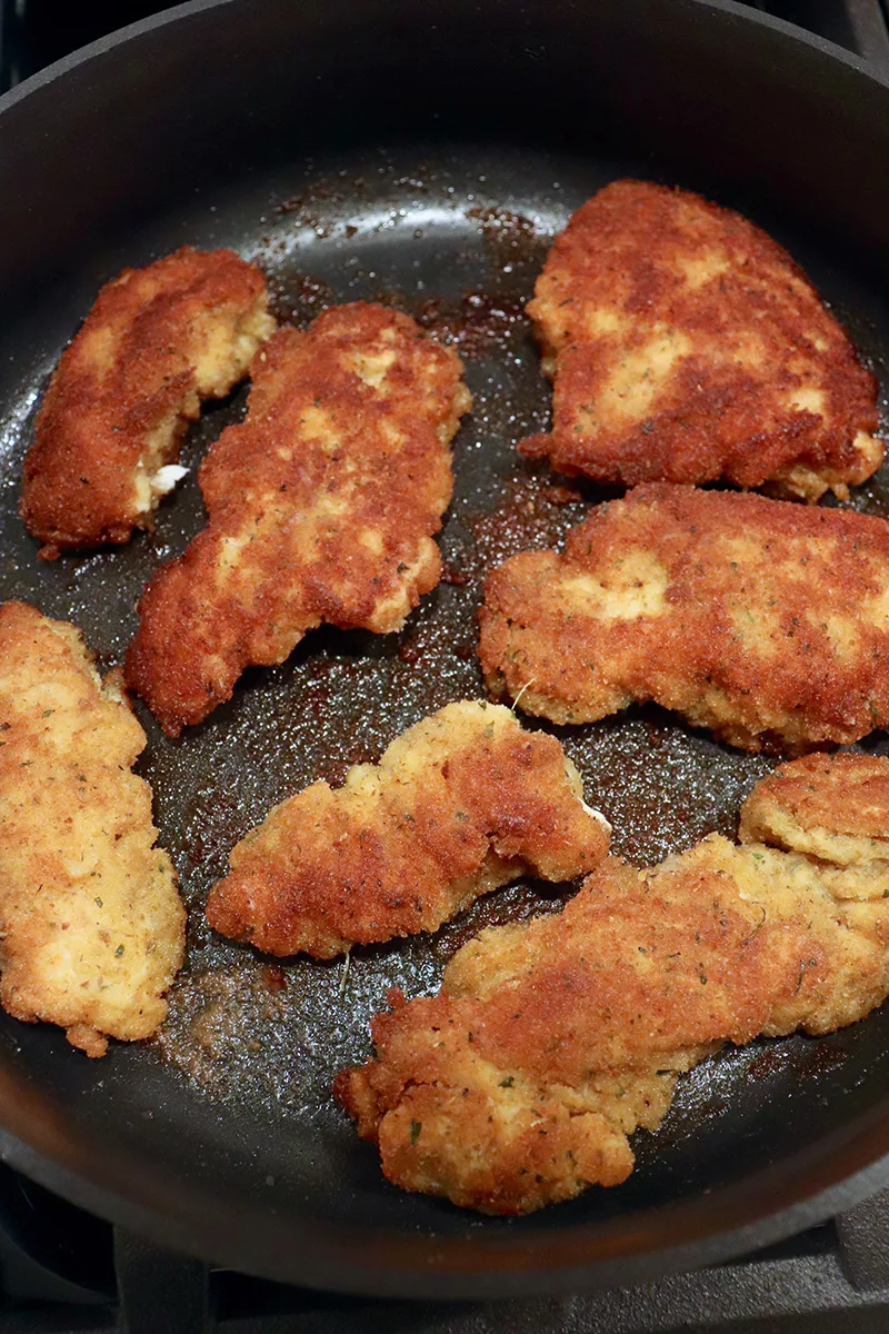 intentional flour dredged fried chicken