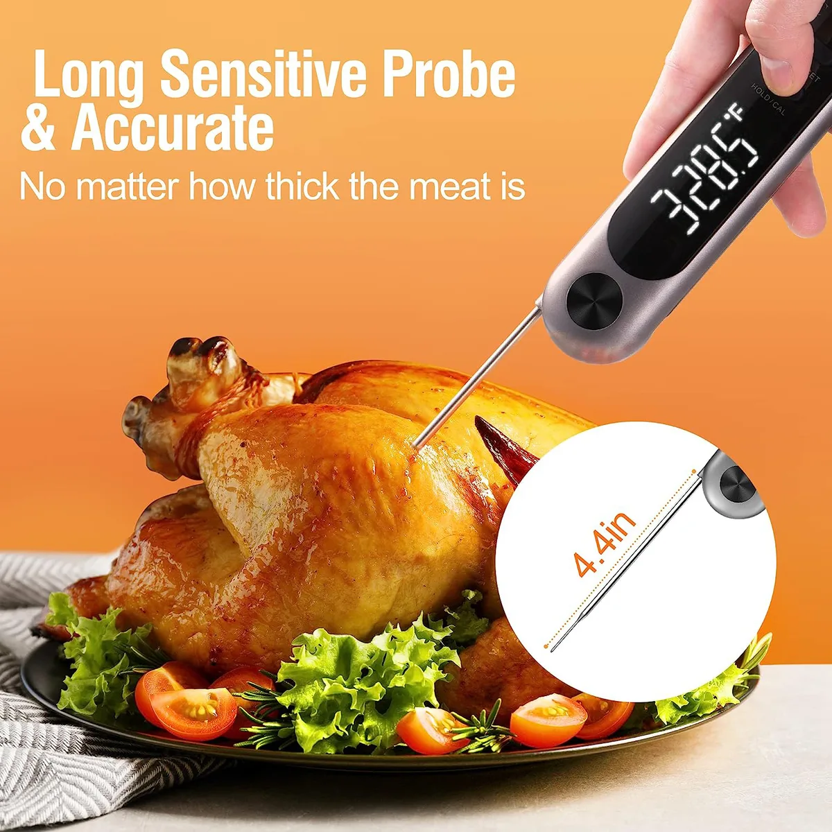 meat thermometer chicken drumstick