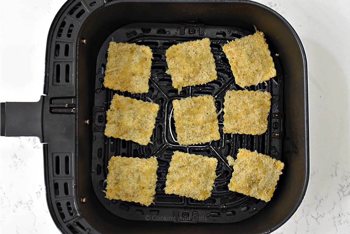 overcrowded air fryer basket