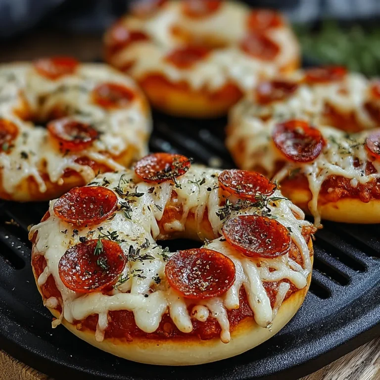 pizza bagels in air fryer