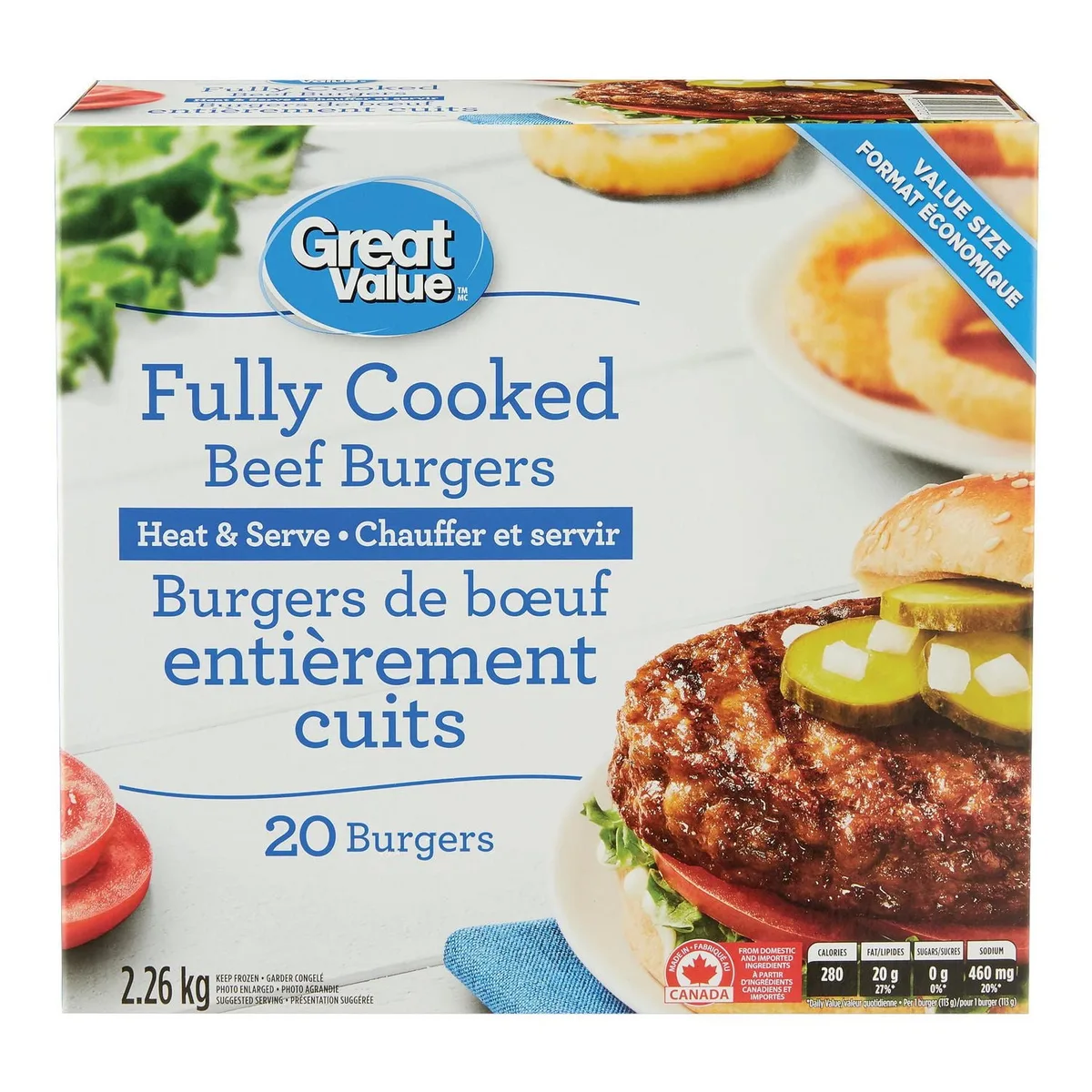 pre-cooked versus raw frozen patties