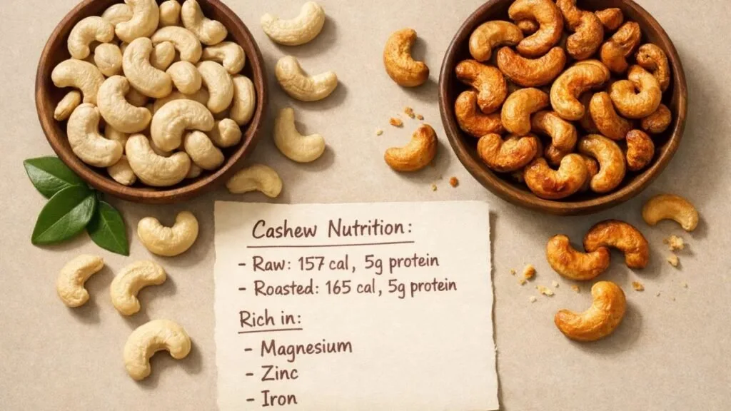 Raw cashews