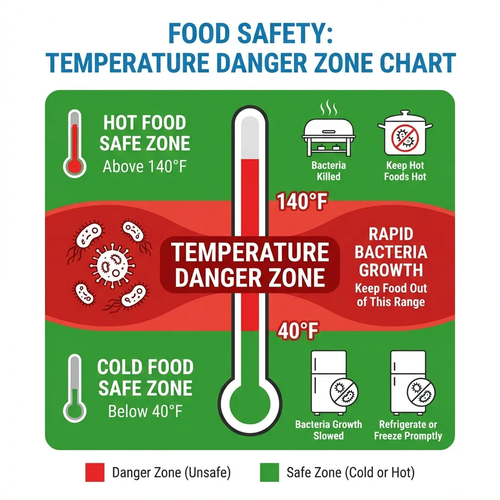 USDA raw poultry temperature danger zone