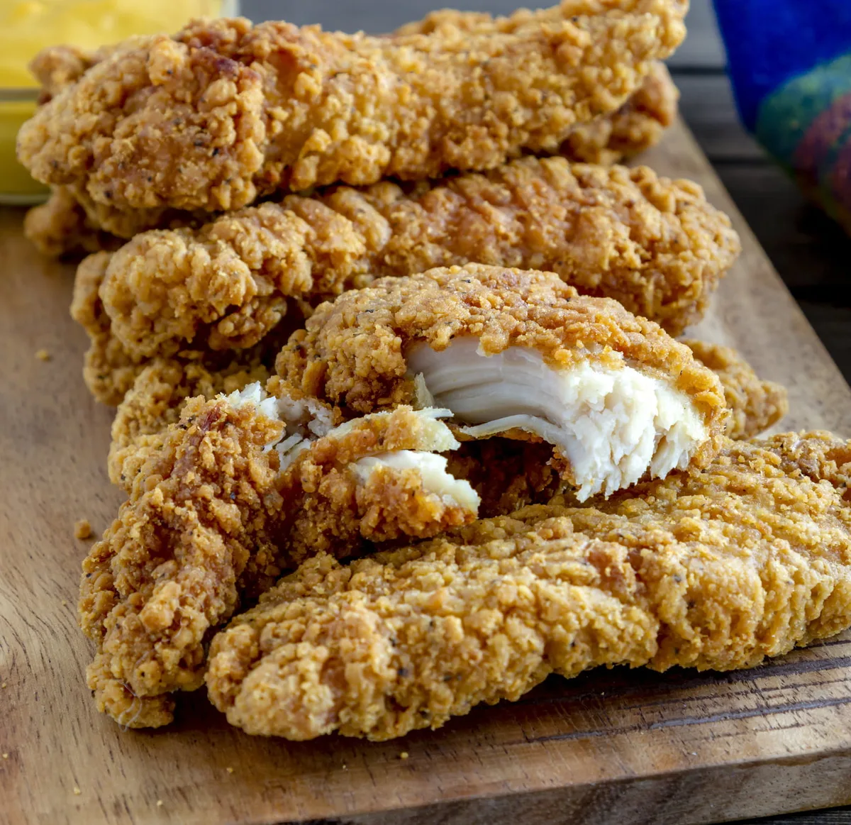 why did my chicken fingers not brown