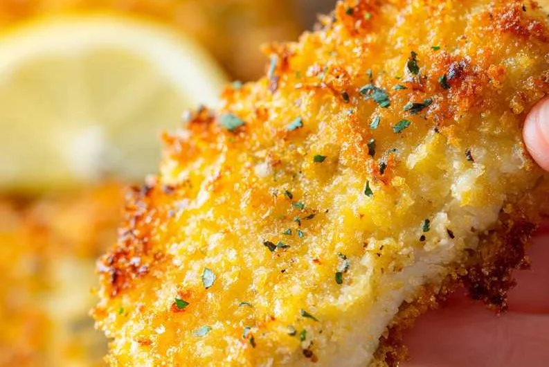 why is chicken breading too thick and not crispy