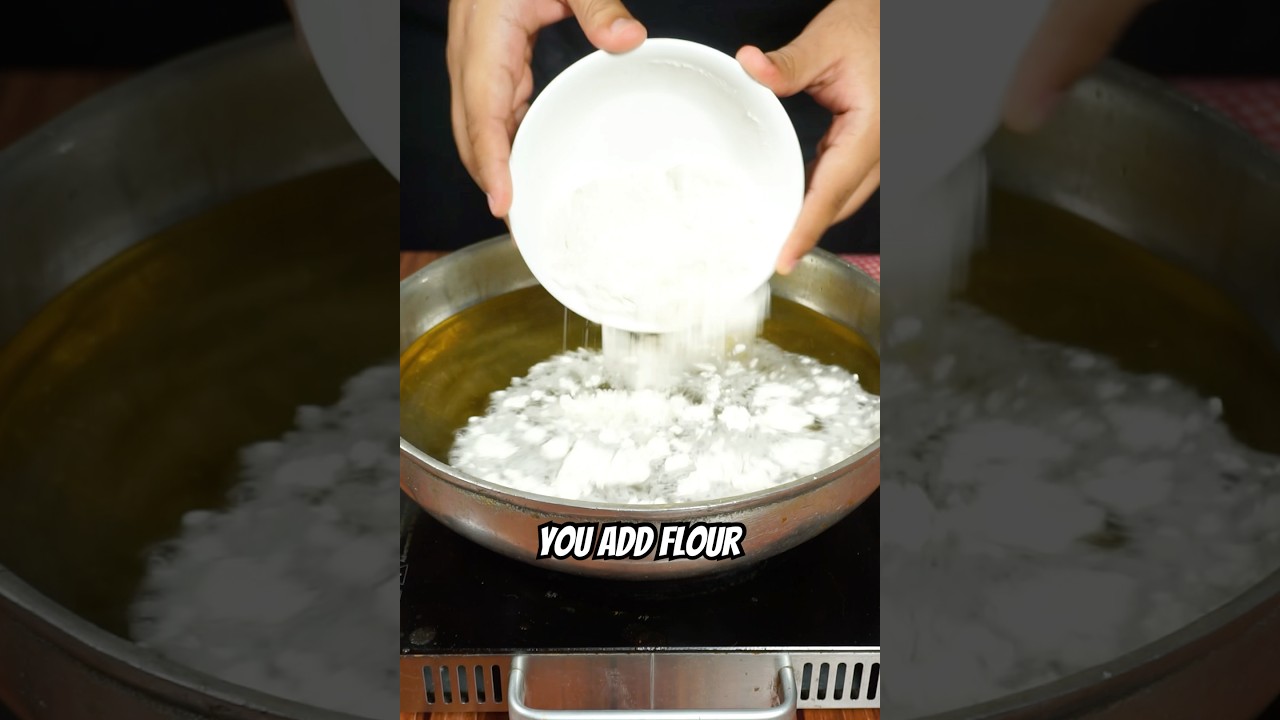 why is flour not sticking to chicken