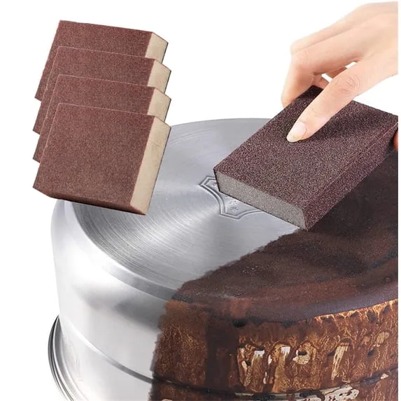 abrasive scrubber non-stick damage