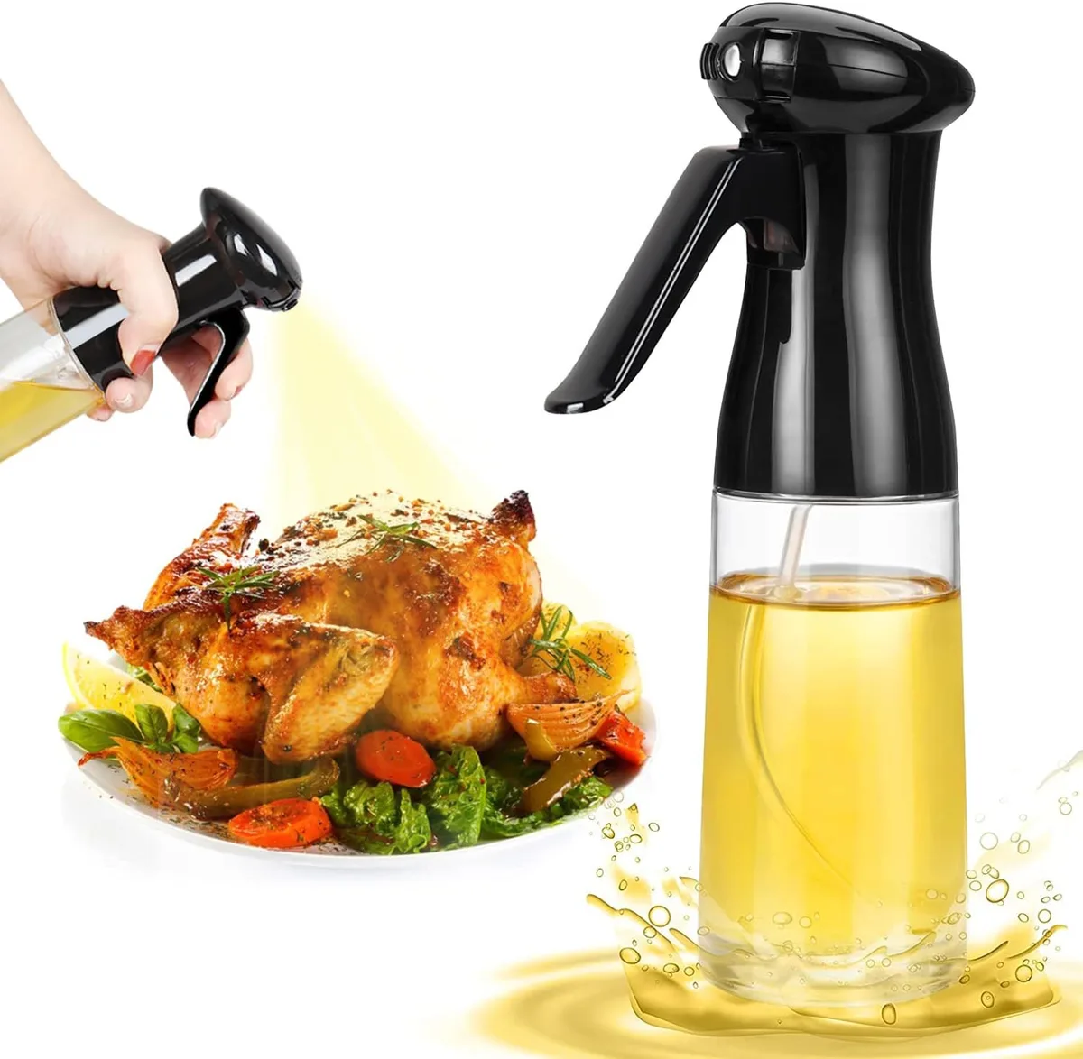 aerosol cooking spray vs pump-action oil sprayer