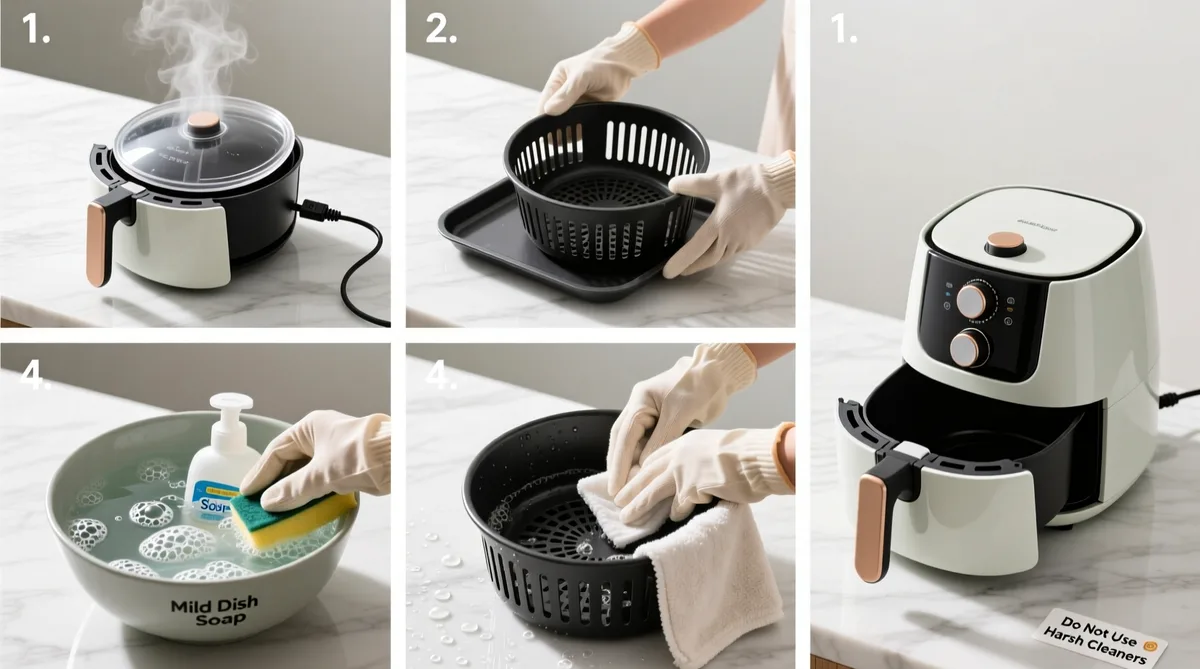 air fryer allergen cleaning protocol