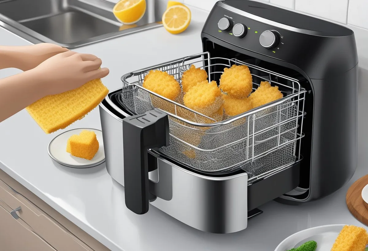 air fryer basket interlock fault