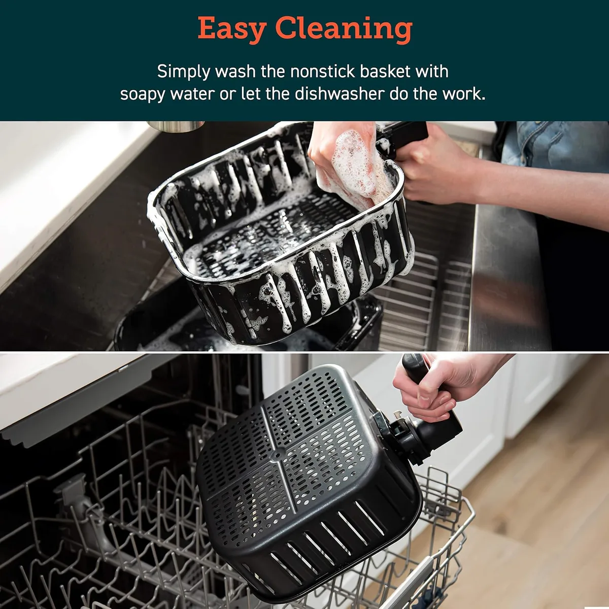 air fryer basket smells like detergent