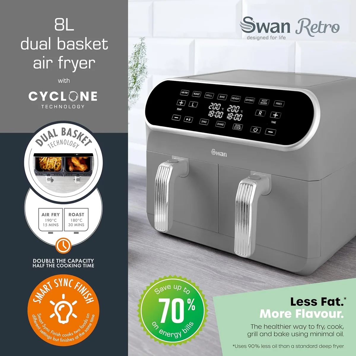 air fryer batch workflow variables