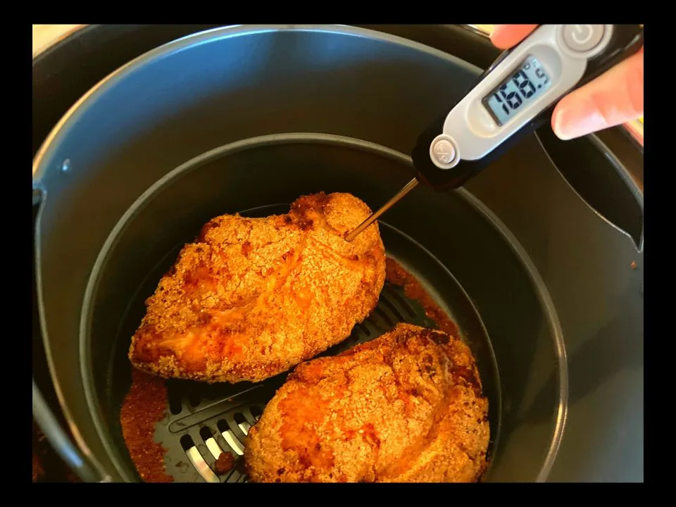air fryer breaded meat food safety