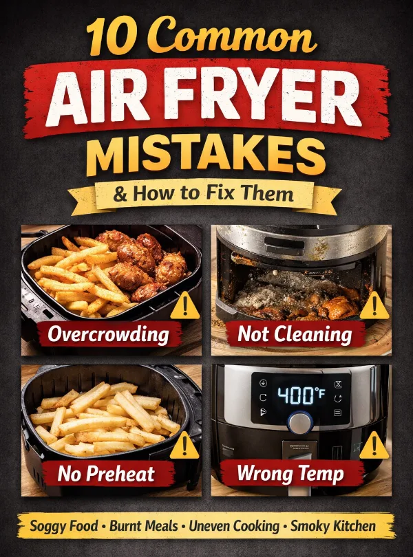 air fryer breading burn fix workflow