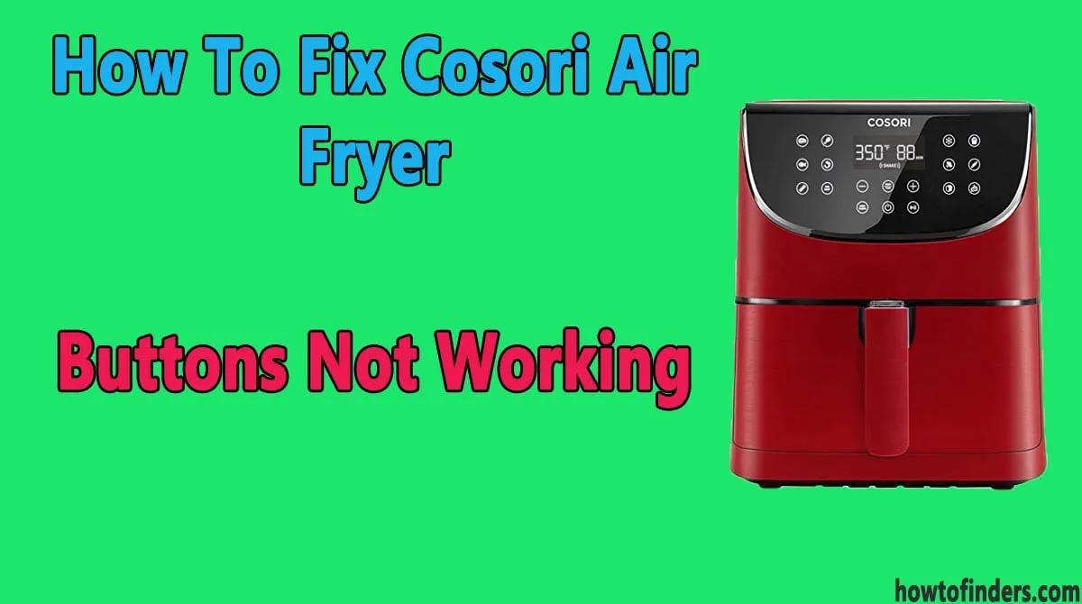 air fryer buttons beep but do nothing