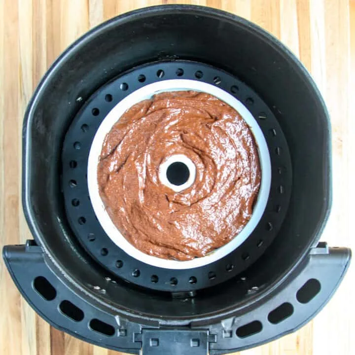air fryer cake pan makes food undercook