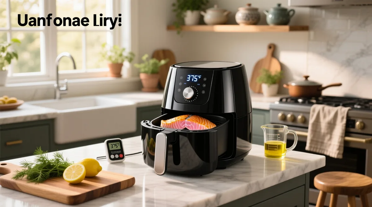 air fryer calibration menu access