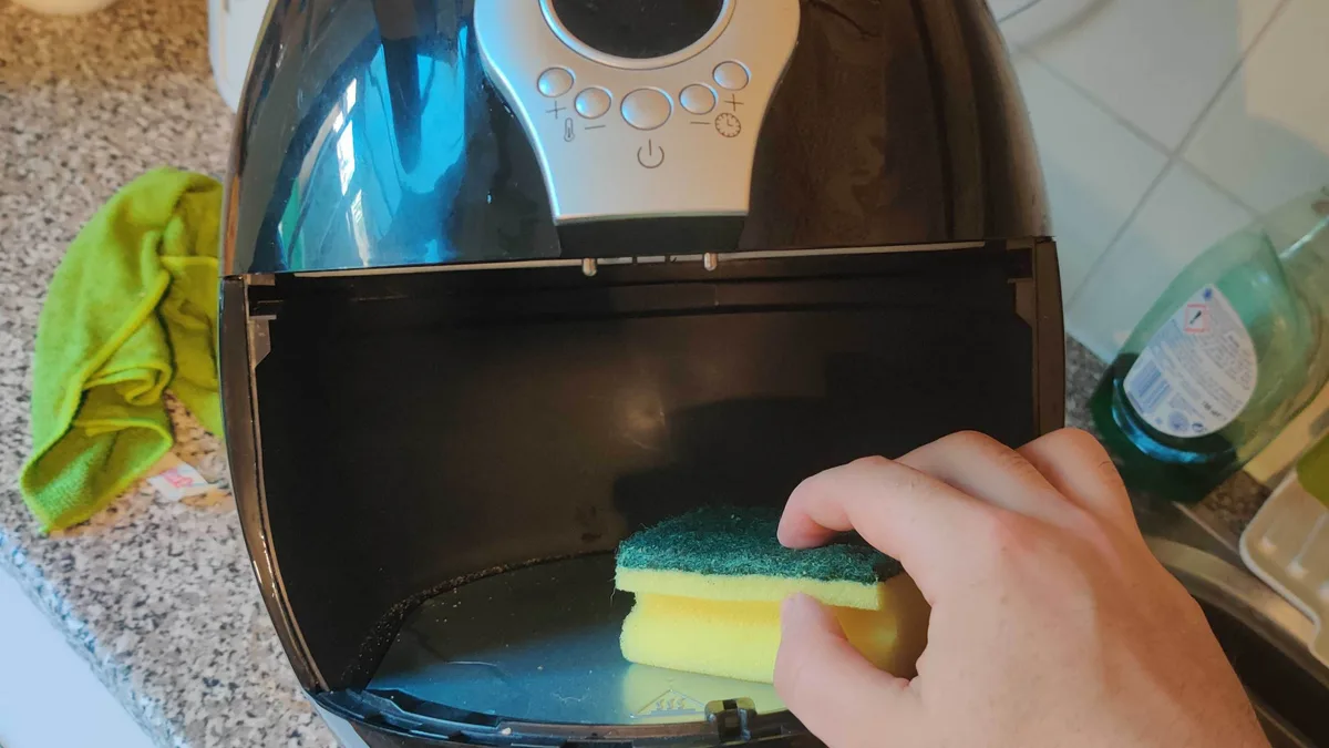 air fryer capacitive touch control panel debris