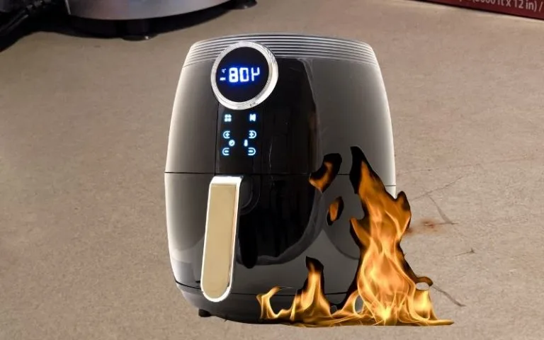 air fryer damages the countertop