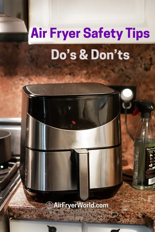 air fryer delay start safety lock