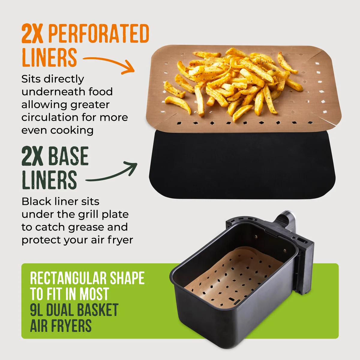 air fryer dietary separation methods