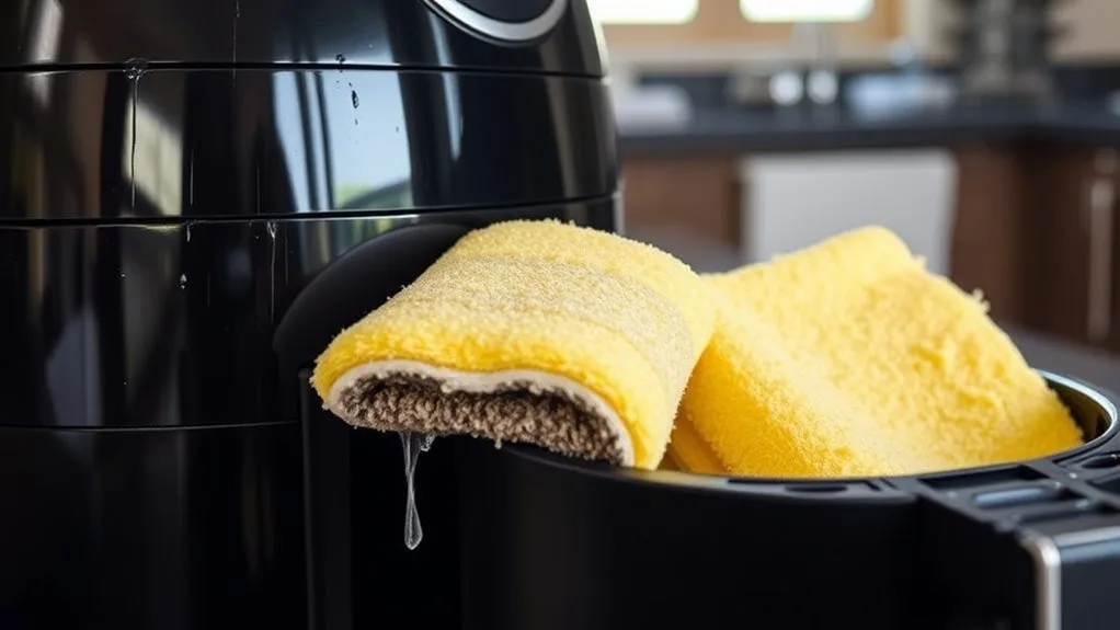 air fryer electrical water damage
