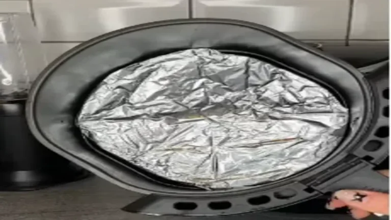 air fryer foil blocks circulation