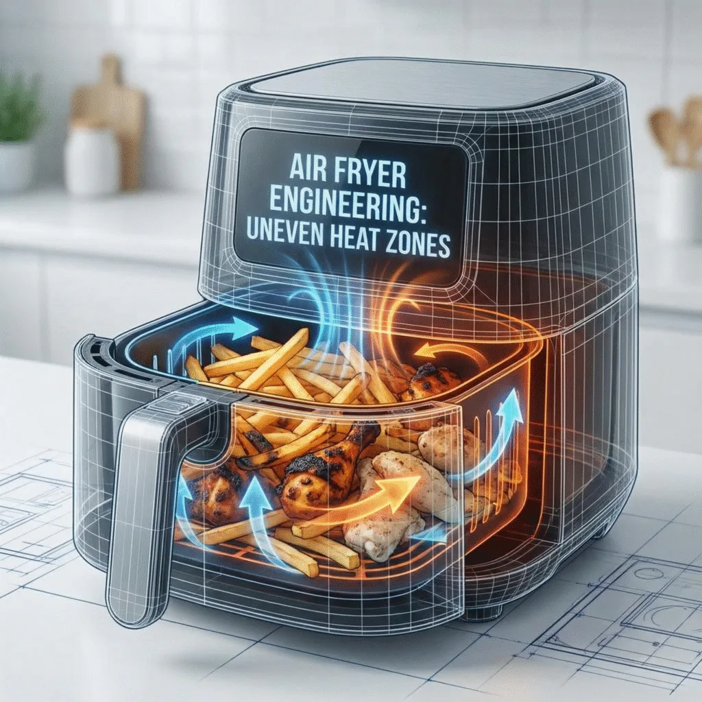 air fryer foil uneven cooking troubleshooting
