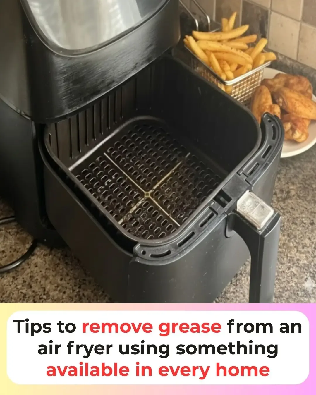 air fryer grease removal decision tree