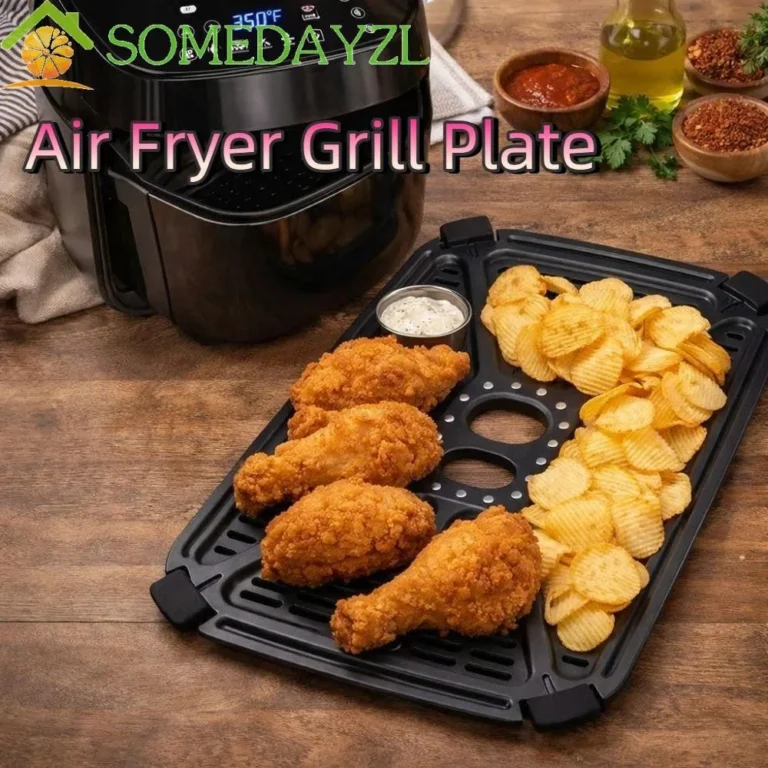 air fryer grill plate does not sit flat