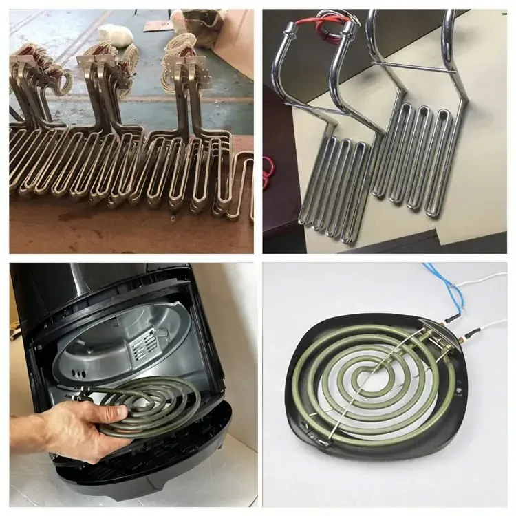 air fryer heating element discoloration types