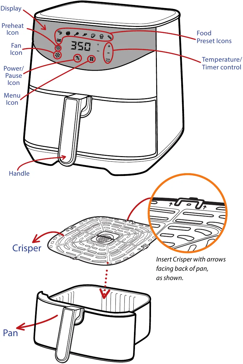 air fryer high altitude adjustment tiers
