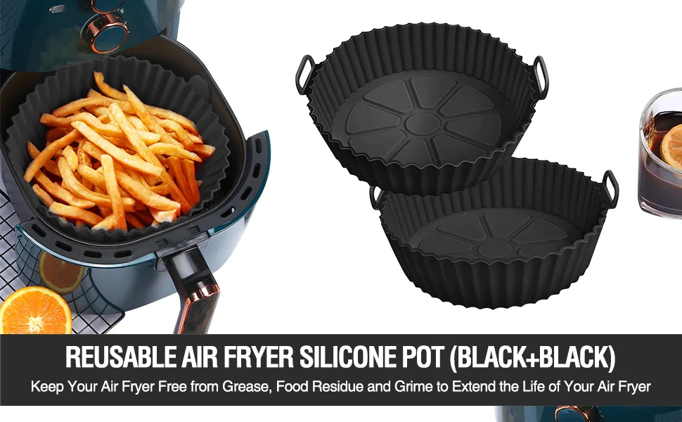 air fryer liner blocks the basket holes